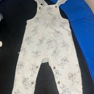 Gray Cartoon Print Kids Bodysuit